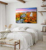 Paul Sinus Wandbild 120x80cm Herbstlandschaft Berge Felsen Natur Rumänien