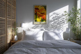 Paul Sinus Kunstdruck 40x60cm Calendula Bloom – leuchtend orange Ringelblumenblüte in Nahaufnahme