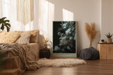 Paul Sinus Wandbild in 40x60cm The Floral Oracle – Porträt einer Frau mit Blütenund Vogelkrone