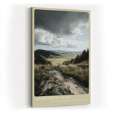 Paul Sinus Wandbild in 40x60cm dramatische Landschaft unter schweren Wolken – stimmungsvolles Naturmotiv für ausdrucksstarke Raumgestaltung