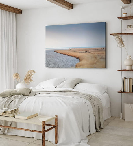 Paul Sinus Wandbild 120x80cm Dollart Bucht Holland Meer See Horizont Kunstvoll