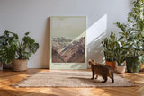 Paul Sinus Kunstdruck 40x60cm Andes – Erhabene Berglandschaft Chiles mit mineralischer Farbstruktur