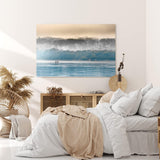Paul Sinus Wandbild 120x80cm Sangha Fluss Kongo Fischer Natur Bäume Nebel