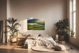 Sinus Art Wandbild 120x80cm Faszinierende Weite mit weichem Sonnenlicht und harmonischer Farbgebung