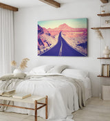 Paul Sinus Wandbild 120x80cm Straße Arizona USA Steppe Berge Sonnenschein