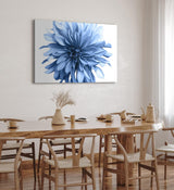 Paul Sinus Wandbild 120x80cm Dahlien Blume blaue Blüte Kunstvoll Fotokunst