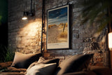 Paul Sinus Kunstdruck 40x60cm North Sea Dunes mit Dünenweg zur See in den Niederlanden