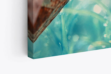 Paul Sinus Wandbild 120x80cm Babyschlange Schlange Blüte Tierfotografie Kunstvoll