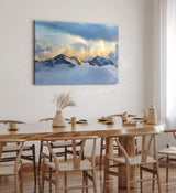Paul Sinus Wandbild 120x80cm Himalaya Gebirge Schneegipfel über den Wolken
