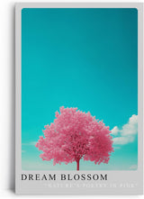 Paul Sinus Leinwandbild 40x60cm Dream Blossom – Blütenzauber, Natur, Romantik, Kirschbaum, Frühling, Harmonie, Pastell, Minimalismus, Träume