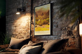 Paul Sinus Kunstdruck 40x60cm Meteora Griechenland Sonnenuntergang Gebirge Felsenklöster Panorama Naturgewalt