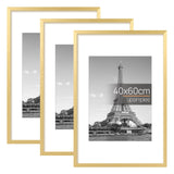 upsimples 3 Pack Bilderrahmen A4 Holz, Picture Frame Holz für Fotos, Bilder, Poster