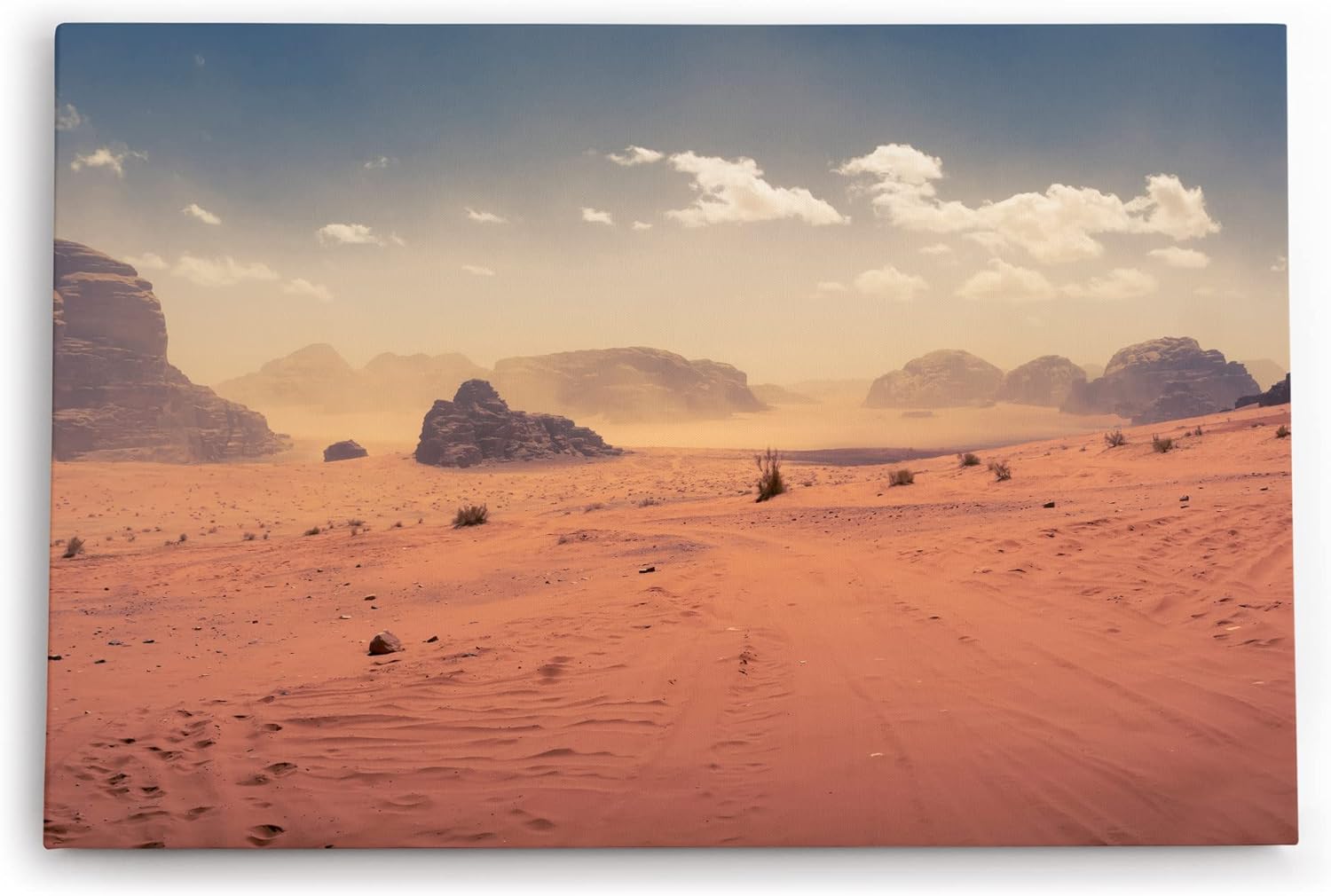 Paul Sinus Wandbild 120x80cm Wüstenlandschaft Wüste Sanddünen Sand Berge