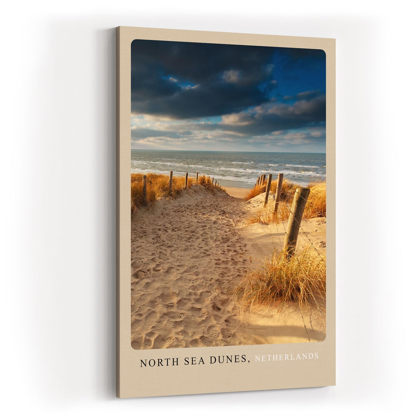 Paul Sinus Kunstdruck 40x60cm North Sea Dunes mit Dünenweg zur See in den Niederlanden