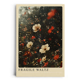 Paul Sinus Leinwandbild 60x90cm Fragile Waltz Leinwandbild tanzende Blütenblätter in der Luft poetische Naturkunst mit magischer Atmosphäre