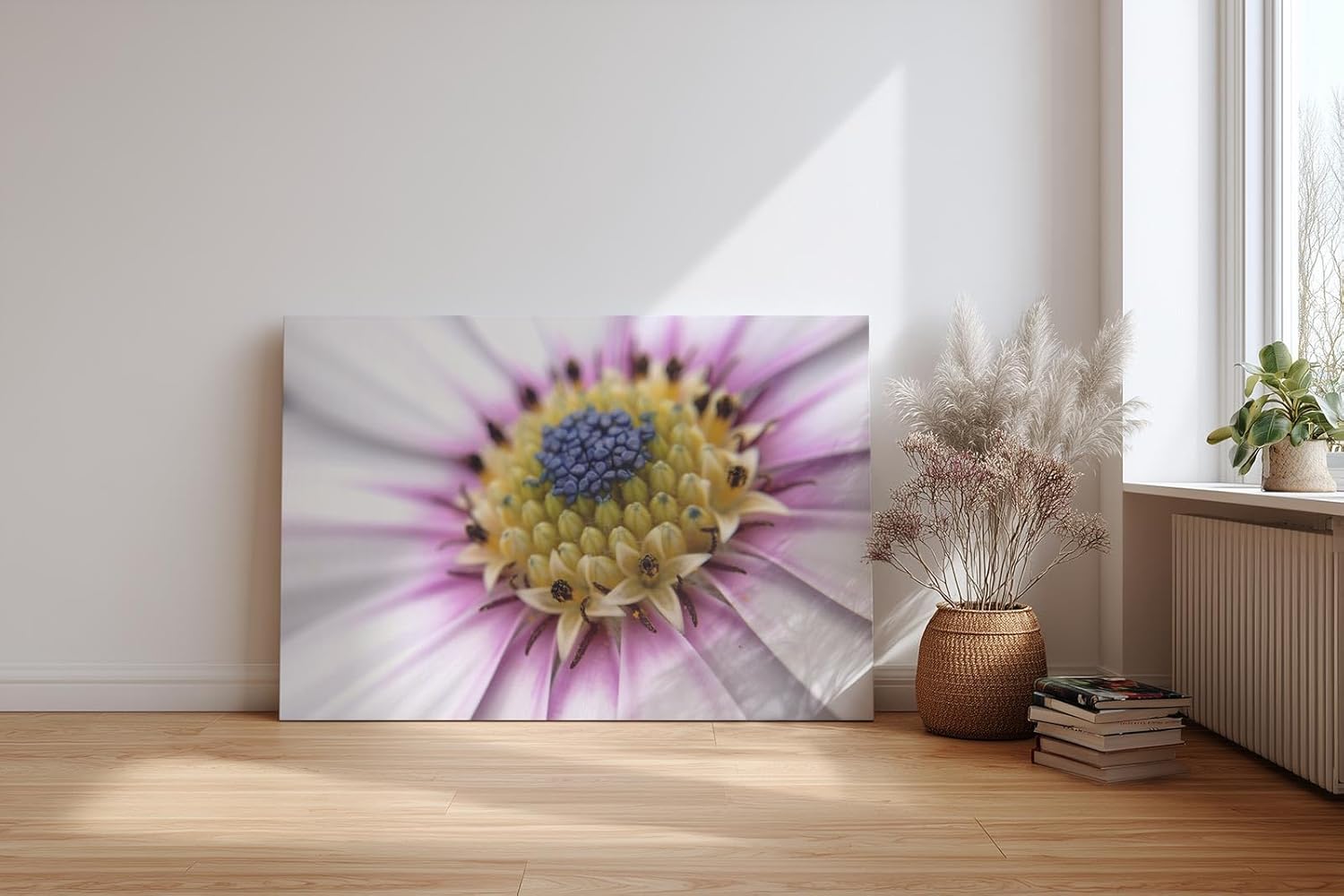 Sinus Art Wandbild 120x80cm Nahaufnahme mit faszinierendem Aufbau und intensiver Farbabstufung