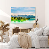 Paul Sinus Wandbild 120x80cm Forggensee Deutschland See Landschaft Berge Natur