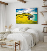 Paul Sinus Wandbild 120x80cm Insel in Irland Küste Landschaft Meer Klippen