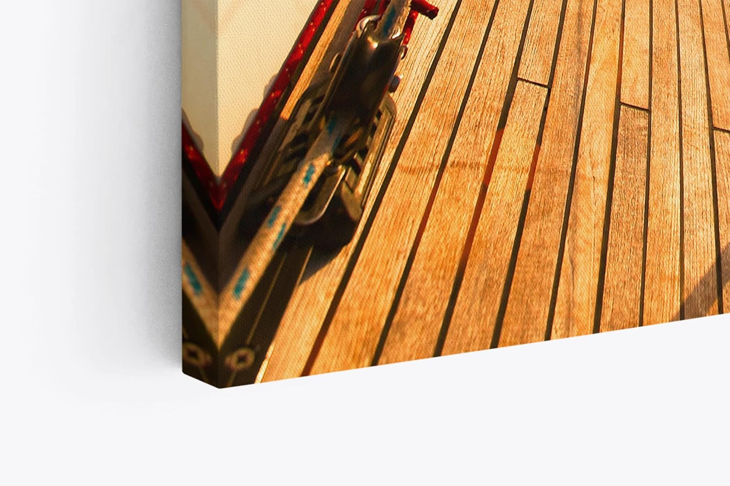 Paul Sinus Wandbild 120x80cm Segelboot Segelschiff Meer Ozean Horizont Sonnenschein