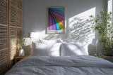 Paul Sinus Kunstdruck 40x60cm Farben Design Abstrakt Muster Geometrie Farbfächer Colorflow