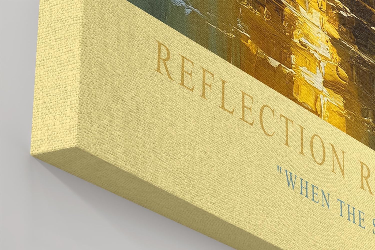 Paul Sinus Wandbild in 80x120cm Reflection Regatta – Goldene und weiße Segelboote in harmonischer Komposition auf spiegelndem Wasser
