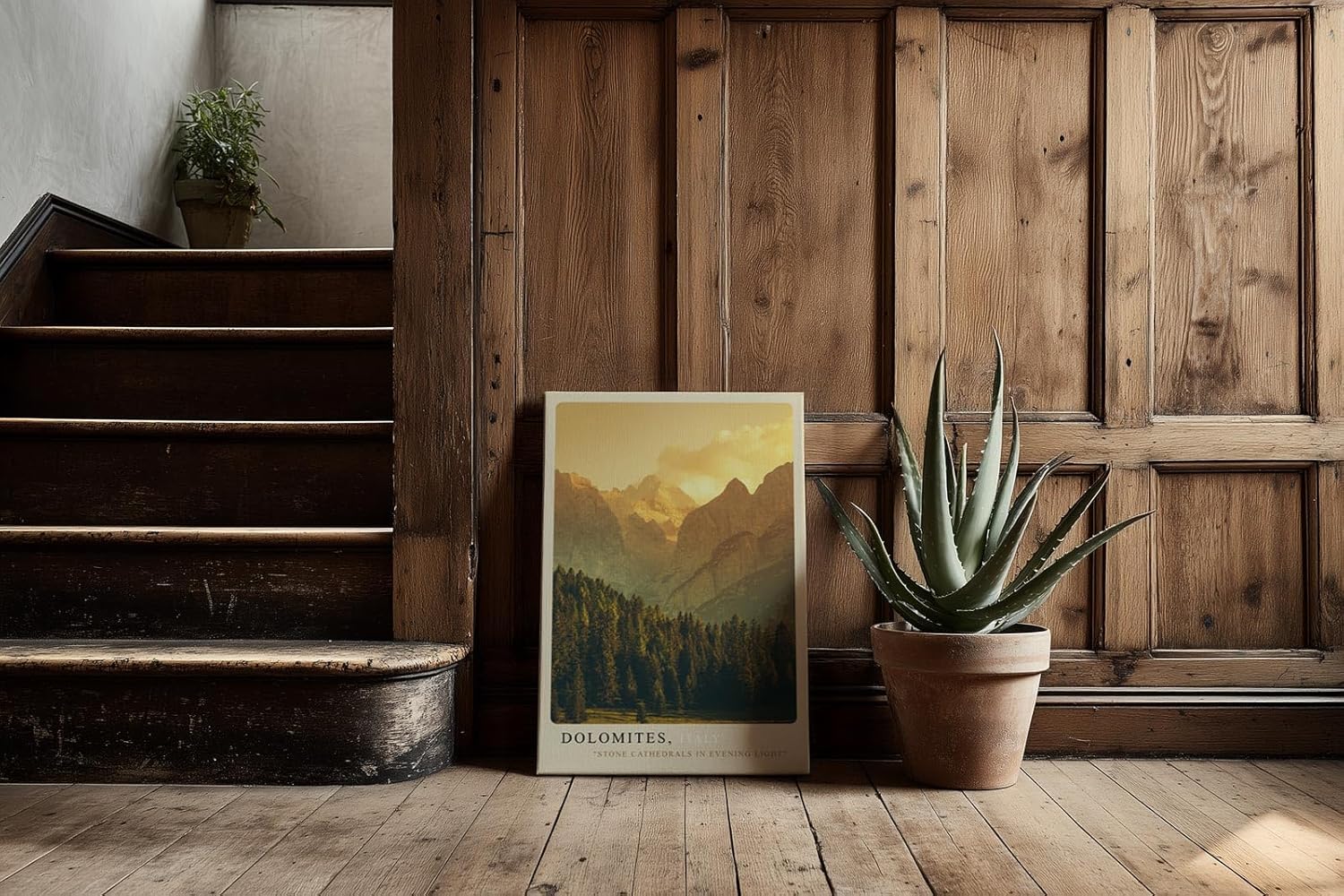 Paul Sinus Kunstdruck 40x60cm Dolomiten Italien Berge Abendlicht Natur Panorama Dolomites Italy