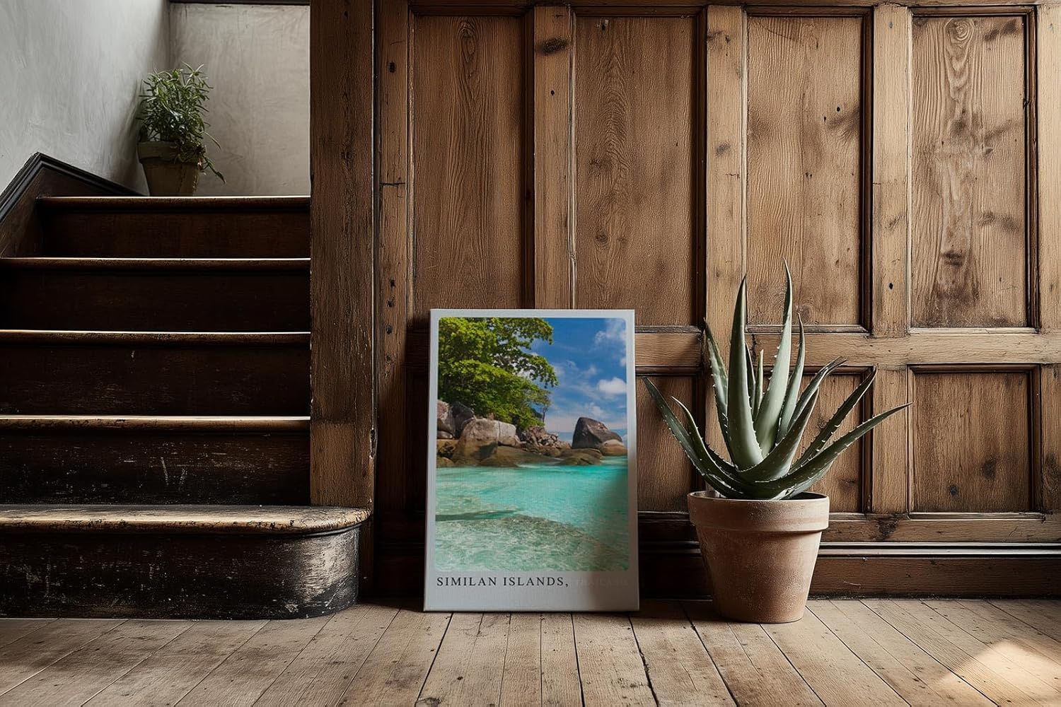 Paul Sinus Kunstdruck 40x60cm Similan Islands mit tropischer Küste in Thailand – Naturidylle am türkisblauen Wasser