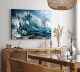 Paul Sinus Wandbild 120x80cm Welle Wasser Meer Ozean Surfen Natur Naturgewalt
