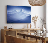 Paul Sinus Wandbild 120x80cm Himalaya Gebirge Schneegipfel Berge Natur Blau