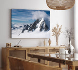 Paul Sinus Wandbild 120x80cm Alpen Berge Berggipfel Schneegipfel Gebirge Schnee