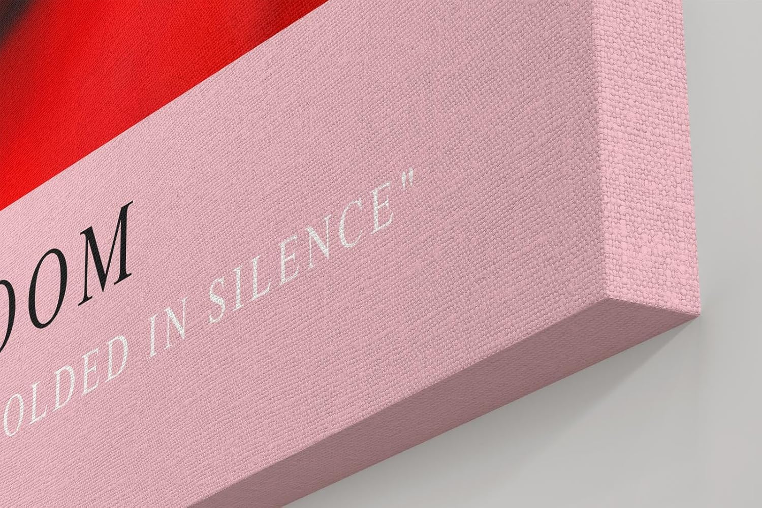 Paul Sinus Kunstdruck 40x60cm Scarlet Bloom – Rote Rosenblüte in Makroaufnahme mit eleganter Form und samtiger Textur