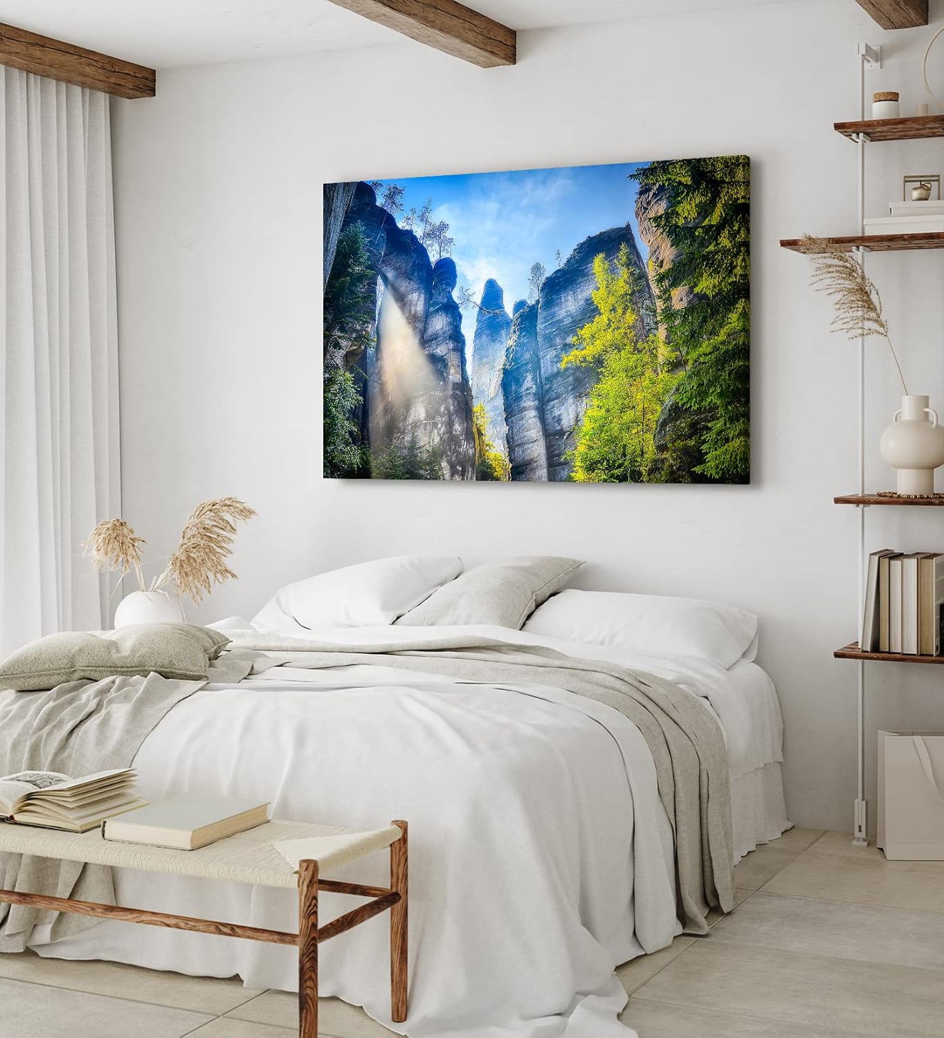 Paul Sinus Wandbild 120x80cm Elbsandsteingebirge sächsische Schweiz Felsen Berge