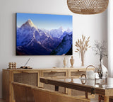 Paul Sinus Wandbild 120x80cm Himalaya Gebirge Schneegipfel Berge Natur Blau