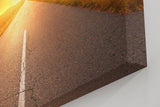 Sinus Art Wandbild 120x80cm Straße führt ins Licht und erzeugt Tiefe und symbolische Weite