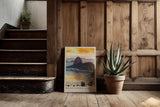 Paul Sinus Kunstdruck 40x60cm Rio de Janeiro Brasilien Sonnenuntergang Meer Stadt Berge