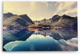 Paul Sinus Wandbild 120x80cm Berge Bergsee See Natur Landschaftsbild Gebirge