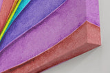 Sinus Art Wandbild 120x80cm Farbverlauf in leuchtenden Fächerformen – modern, verspielt und stilvoll