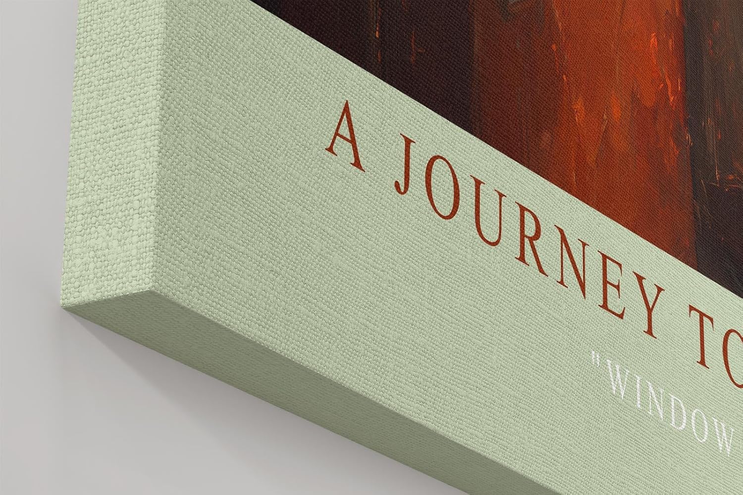 Paul Sinus Wandbild in 40x60cm A Journey to Love – Frau im Zug mit Blick auf den Eiffelturm, warmes Abendlicht, romantisches Paris-Motiv im Vintage-Stil