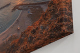 Sinus Art Wandbild 120x80cm Malerisches Küstenpanorama mit harmonischer Komposition und ruhiger Atmosphäre