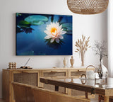 Paul Sinus Wandbild 120x80cm Lotosblume Blume Blüte Kunstvoll Lotos Rosa Wasserblumen