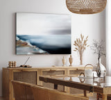 Paul Sinus Wandbild 120x80cm Strand Meer Abstrakt Horizont Kunstvoll Wellen