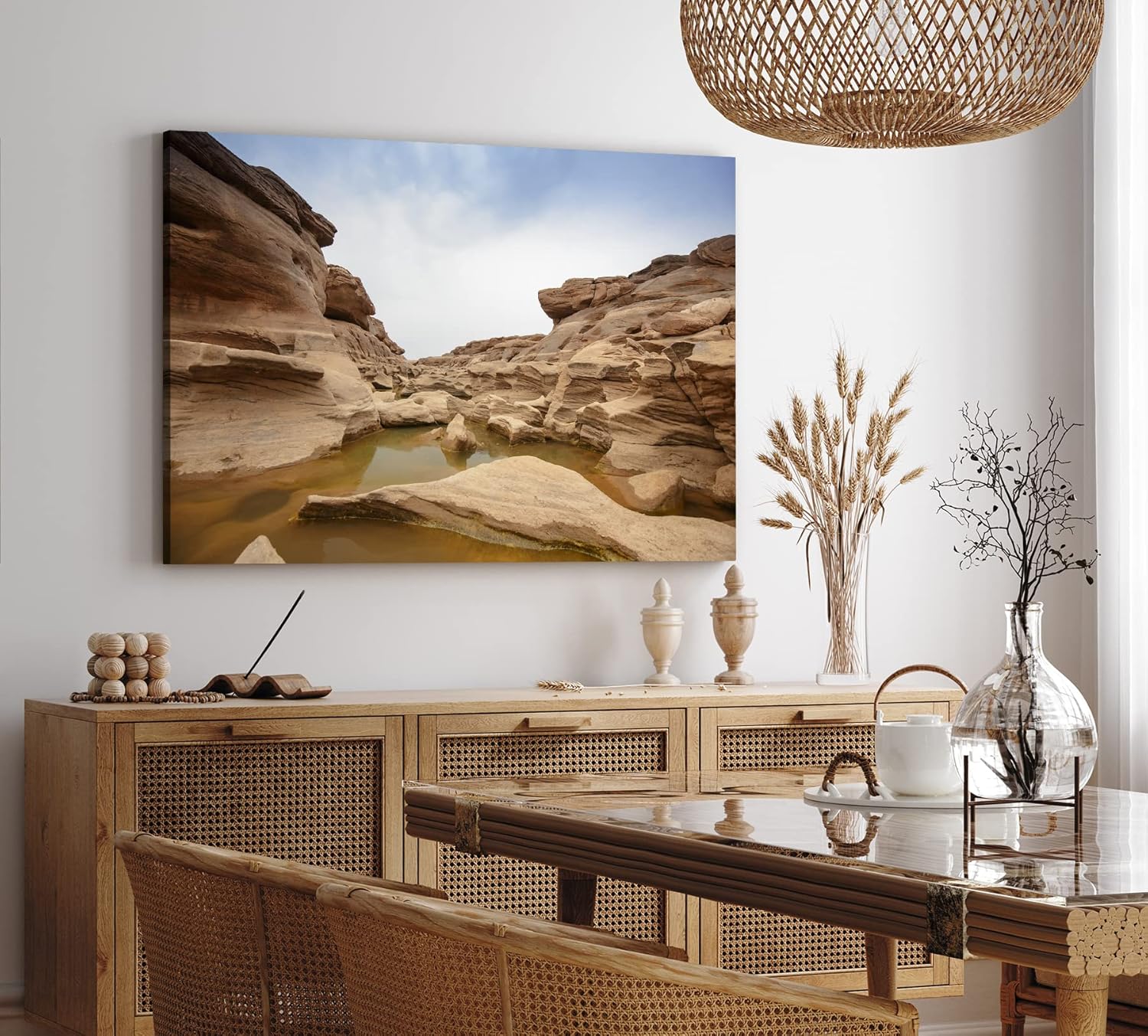 Paul Sinus Wandbild 120x80cm Chiang Mai Grand Canyon Thailand Sandsteine Felsen