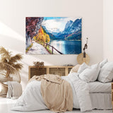Paul Sinus Wandbild 120x80cm Pragser Wildsee Alpen Italien Bergsee See Berge