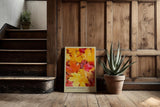 Paul Sinus Kunstdruck 40x60cm Autumn Leaves – leuchtende Herbstblätter in Gold, Rot und Orange