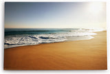 Paul Sinus Wandbild 120x80cm Strand Sandstrand Meer Horizont Sonne Wellen