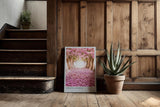 Paul Sinus Kunstdruck 40x60cm Spring Avenue blühende Kirschbaumallee mit rosafarbenem Blütenteppich im Licht