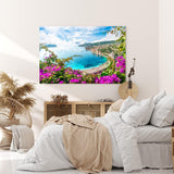 Paul Sinus Wandbild 120x80cm Côte d’Azur Küstenstadt Mittelmeer Sommer Frankreich Bucht