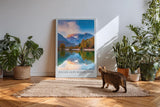 Paul Sinus Kunstdruck 40x60cm Julian Alps Reflection mit Berglandschaft und Spiegelung im See