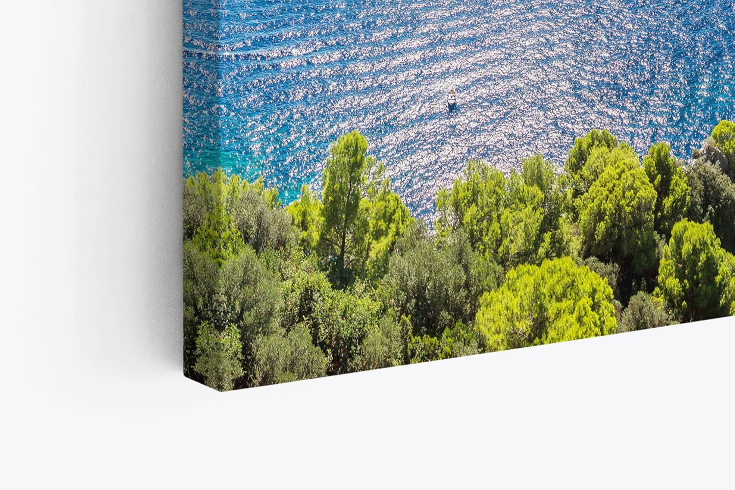 Paul Sinus Wandbild 120x80cm Insel Capri Italien Mittelmeer Klippen Sommer Landschaft
