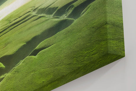 Sinus Art Wandbild 120x80cm Faszinierende Weite mit weichem Sonnenlicht und harmonischer Farbgebung